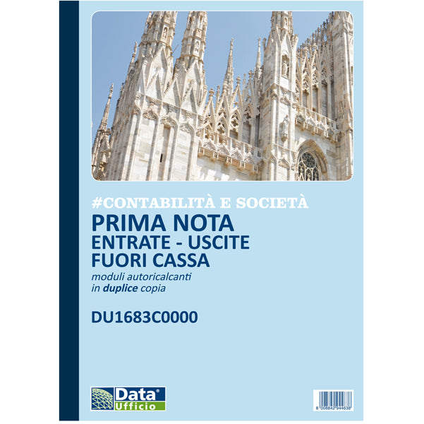 DATA UFFICIO - DU1683C0000 - Blocco entrate-uscite extra cassa - 50-2 copie autoricalcante - DU1683C0000 - Data Ufficio