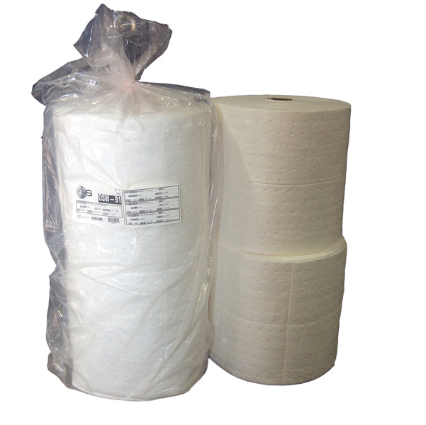 Carvel - ASO010 - Rotoli assorbenti - per oli ed idrocarburi - 41 x 4600 cm - Carvel - conf. 2 pezzi
