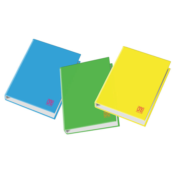 BLASETTI - 7732 - Raccoglitore Fluo One Color - 4 anelli - diametro 30 mm - 26 x 32 cm - colori assortiti - Blasetti