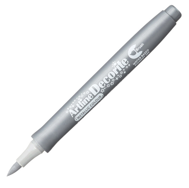 ARTLINE - A EDFM-F-ARG - Marcatore Decorite - punta pennello - argento - Artline