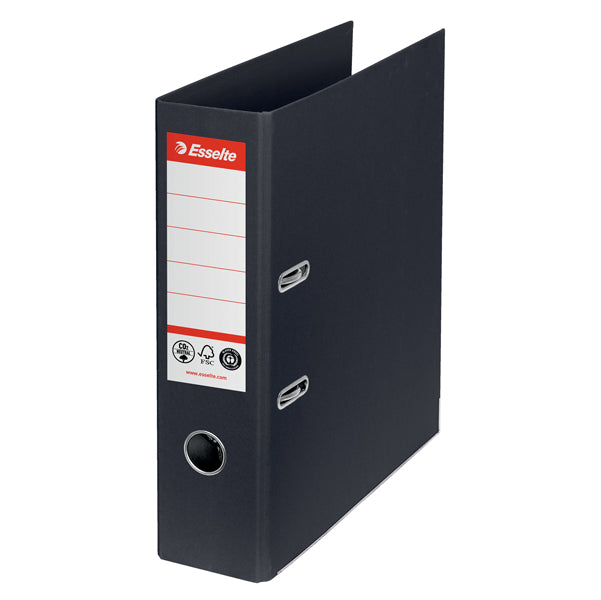 ESSELTE - 627569 - Registratore a leva - CO2 neutral - dorso 75 mm - nero - Esselte