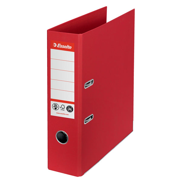 ESSELTE - 627568 - Registratore a leva - CO2 neutral - A4 - dorso 75 mm - rosso - Esselte