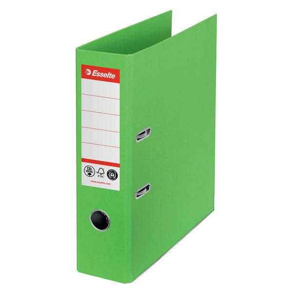 ESSELTE - 627567 - Registratore a leva - CO2 neutral - A4 - dorso 75 mm - verde - Esselte