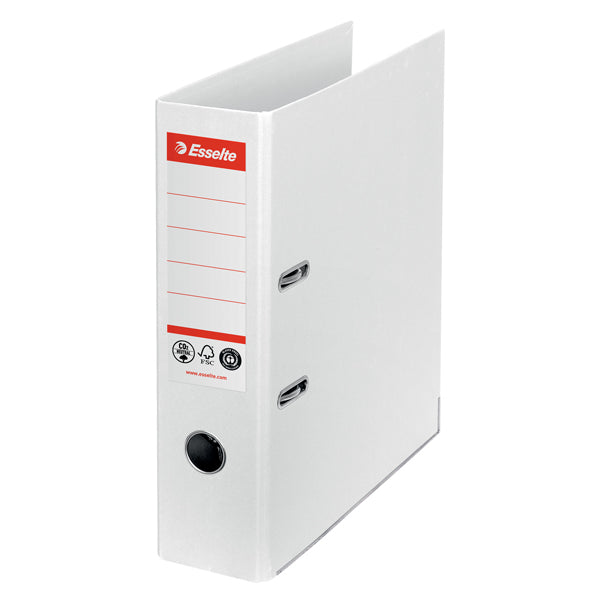 ESSELTE - 627570 - Registratore a leva - CO2 neutral - A4 - dorso 75 mm - bianco - Esselte