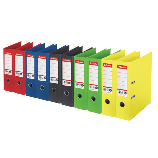 ESSELTE - 627571 - Registratore a leva - CO2 neutral - A4 - dorso 75 mm - colori assortiti - Esselte