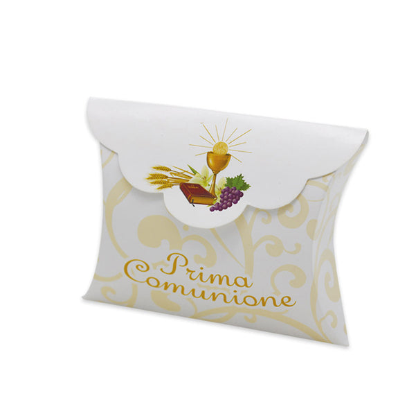BIG PARTY - 81601 - Scatolina portaconfetti - Comunione - carta - 10 x 8 x 3 cm - Big Party - conf.25 pezzi