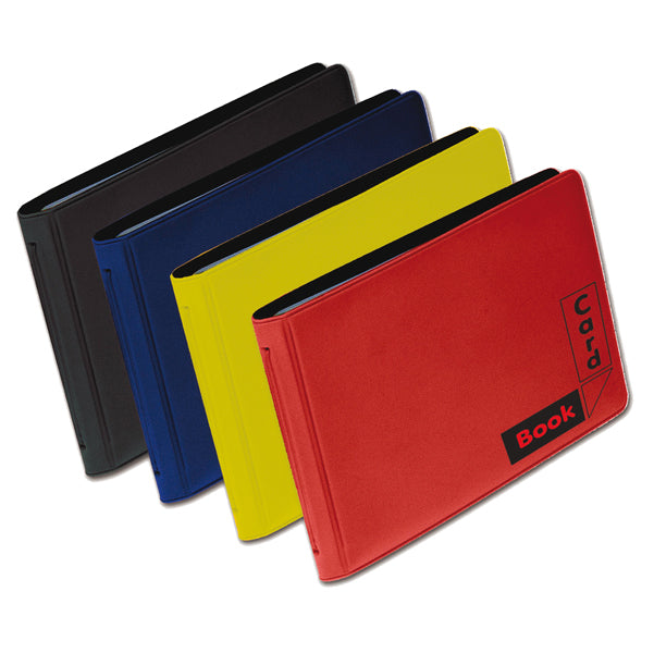 ALPLAST - 1029 - Portacard ad album - 12 scomparti - in PVC gommato 1029 - Alplast - conf. 24 pezzi