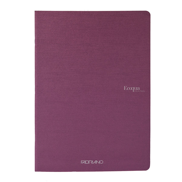 FABRIANO - 19210312 - Maxiquaderno EcoQua original PM - A4 - 90 gr - 1 rigo - 40 fogli - vino - Fabriano