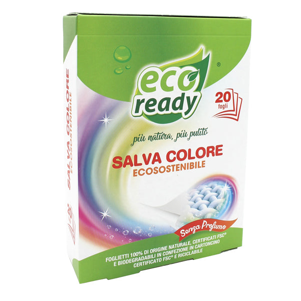 Eco Ready - 160906006474 - Fogli salvacolore - 20 x 12 cm - Eco Ready - conf. 20 pezzi