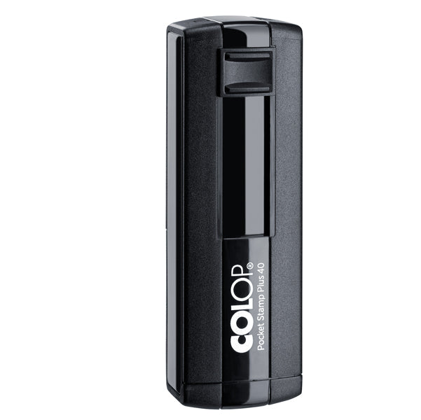 COLOP - PSP40N - Timbro Pocket Stamp Plus 40 - autoinchiostrante - 23 x 59 mm - 6 righe - nero - Colop