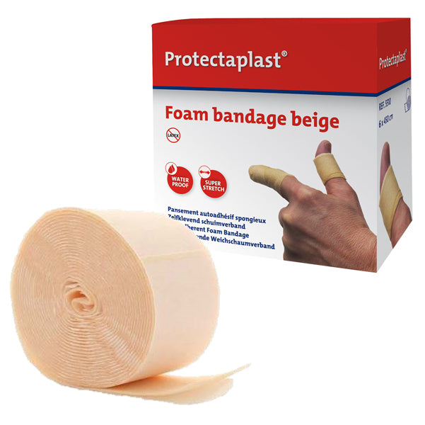 PVS - CER112 - Bendaggio coesivo Protectaplast - 6 x 450 cm - color pelle - PVS
