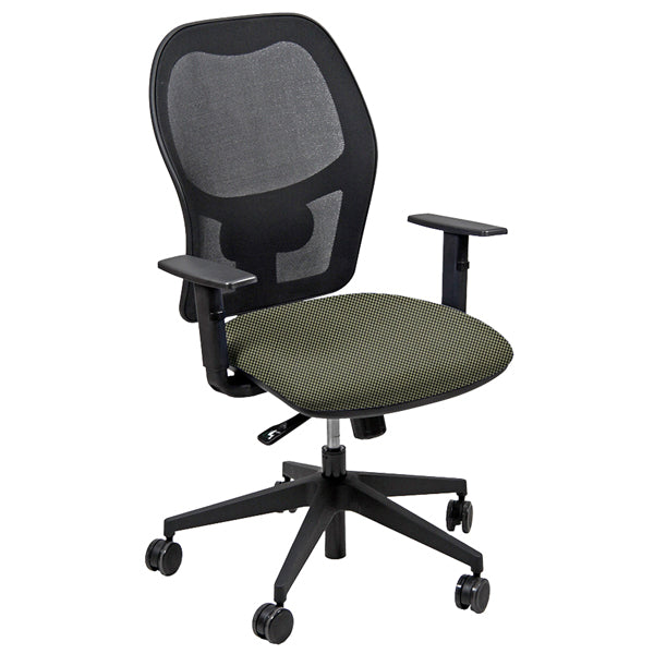 Unisit - HUHU-BR-GBE - Seduta operativa Hubble HUHU - 4 blocchi - con braccioli regolabili - beige - Unisit