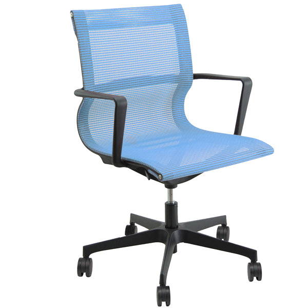 Unisit - TKN-BL - Poltrona direzionale TeknoTKN - con braccioli inclusi - blu - Unisit