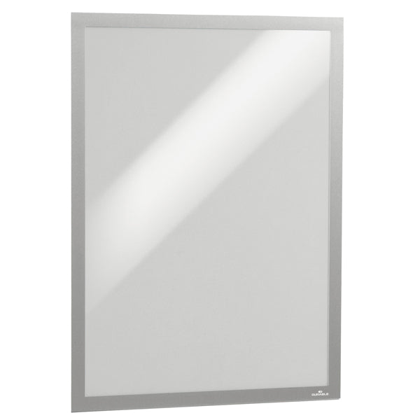 DURABLE - 5055-23 - Cornice adesiva Duraframe Poster A1 - 59,4 x 84,1 cm - argento - Durable