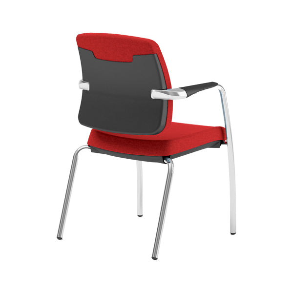 Unisit - AS4G-LR - Seduta attesa Absolute AS4G - con braccioli inclusi - rosso - Unisit
