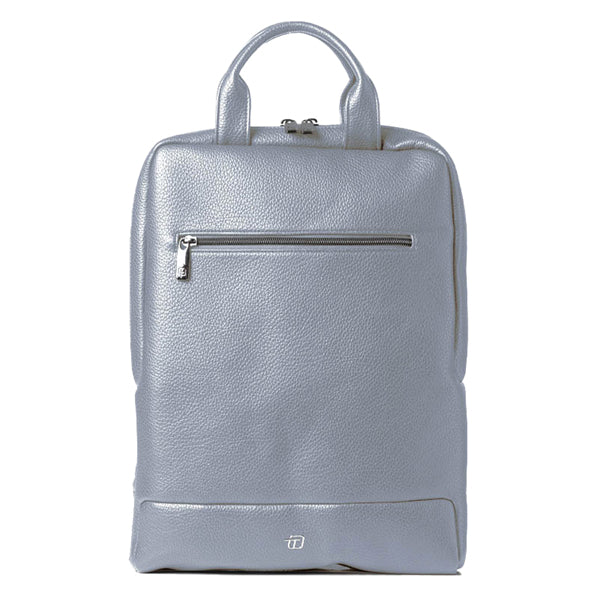 IN TEMPO - 9232GAT31 - Zaino slim Gate Trended - 28 x 38 x 10 cm - ecopelle - azzurro - InTempo