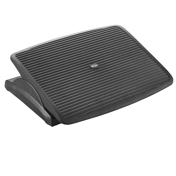 TITANIUM - 7331Titanium - Poggiapiedi ergonimico Bold - inclinazione regolabile - 47 x 35,5 x 9,5 cm - nero - Titanium