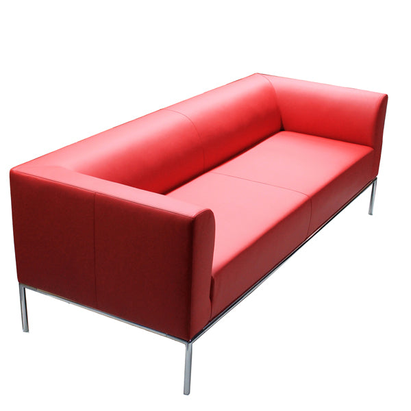 Unisit - DW2-KR - Divanetto Diwa DW2 - 2 posti - con braccioli inclusi - rosso - Unisit