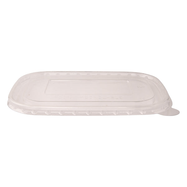 Signor Bio - PBL005BIO50B - Coperchio in resina - per insalatiere rettangolari 500-750 ml - 17 cm - trasparente - Signor Bio - conf. 50 pezzi