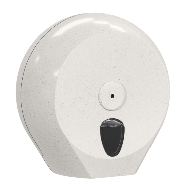 MAR PLAST - A756N1WD - Dispenser per carta igienica Mini Jumbo plus Woodplastic - 273 x 128 x 270 mm - rotolo diametro 23 cm - bianco - Mar Plast