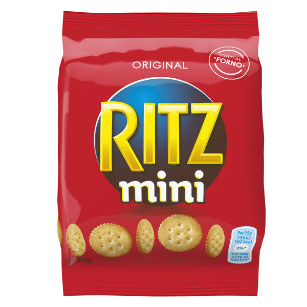 FERRERO - RIMR4 - Mini Ritz - in sacchetto - 35 gr - Ferrero