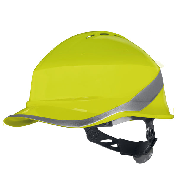 DELTAPLUS - DIAM6WTRJAFL - Elmetto da cantiere Diamond VI Wind - giallo - Deltaplus