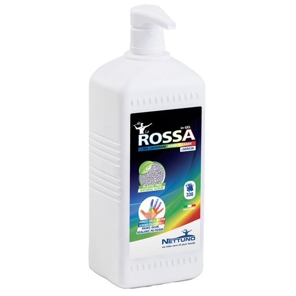 NETTUNO - 00678 - Gel lavamani La Rossa Gel - flacone con dosatore - 1000 ml - Nettuno
