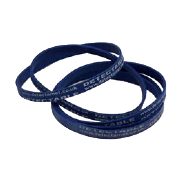 Linea Flesh - G0196-70 - Elastici detectabili - 7 x 0,6 x 0,1 cm - blu - Linea Flesh - conf. 50 pezzi
