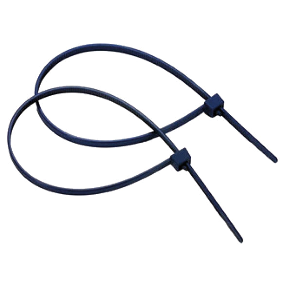 Linea Flesh - 1669 - Fascette detectabili - 37 x 0,48 cm - nylon - blu - Linea Flesh - conf. 100 pezzi
