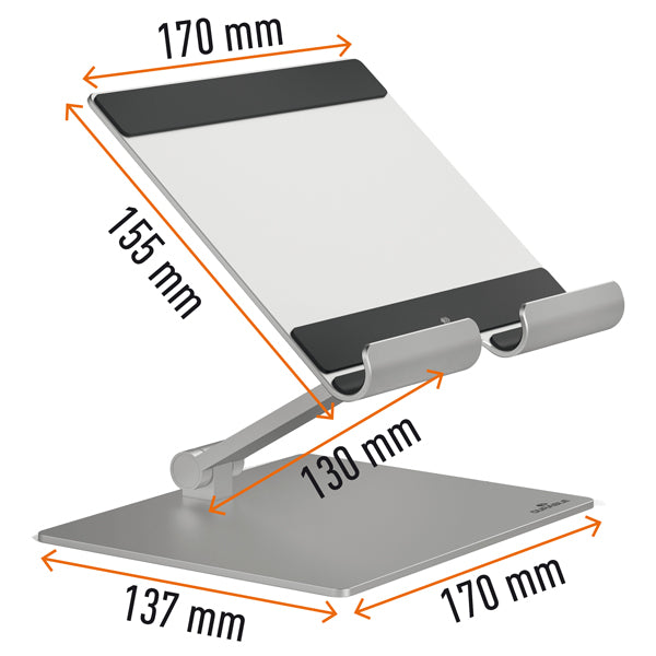 DURABLE - 8940-23 - Supporto per tablet Rise - fino a 13'' - Durable