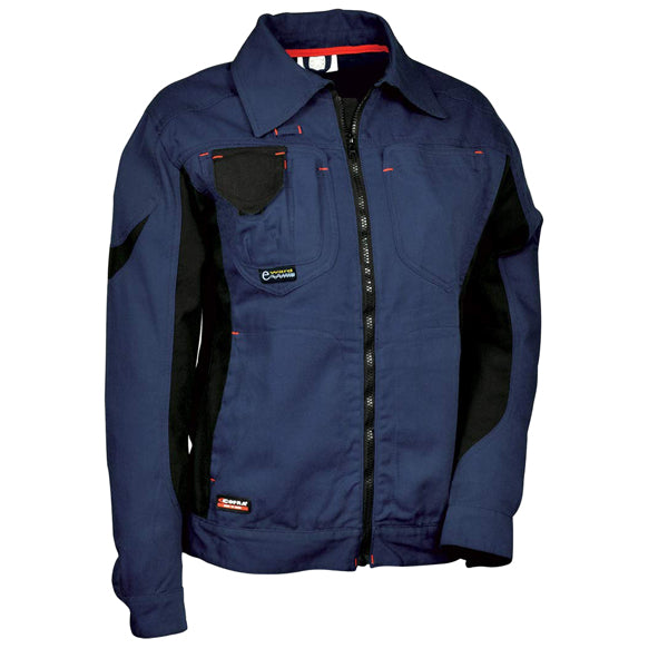 Cofra - V420-0-02-50 - Giacca donna Work Woman - taglia 50 - blu navy-nero - Cofra