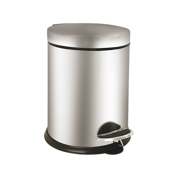 MEDIALINTERNATIONAL - 913030 - Pattumiera a pedale Bin Basic - 3 L - acciaio inox - Medial International