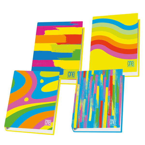 BLASETTI - 8126 - Raccoglitore Fantafluo One Color - 4 anelli - D 30 mm - 26 x 32 cm - colori assortiti - Blasetti