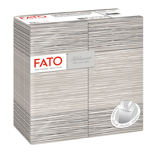 FATO - 88471500 - Quick pocket linea Millerighe - 40 x 40 cm - polvere - Fato - conf. 40 pezzi - 99187 - Conf. da 1 Pz.