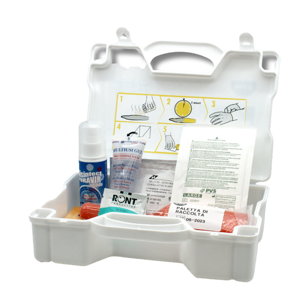 PVS - CPS614 - Biokit valigetta con polvere addensante per assorbimento liquidi biologici PVS - 99194 - Conf. da 1 Pz.