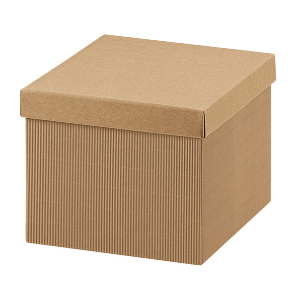 SCOTTON - 35302C - Scatola - con coperchio - 40 x 28,5 x 24 cm - cartone onda - avana - Scotton