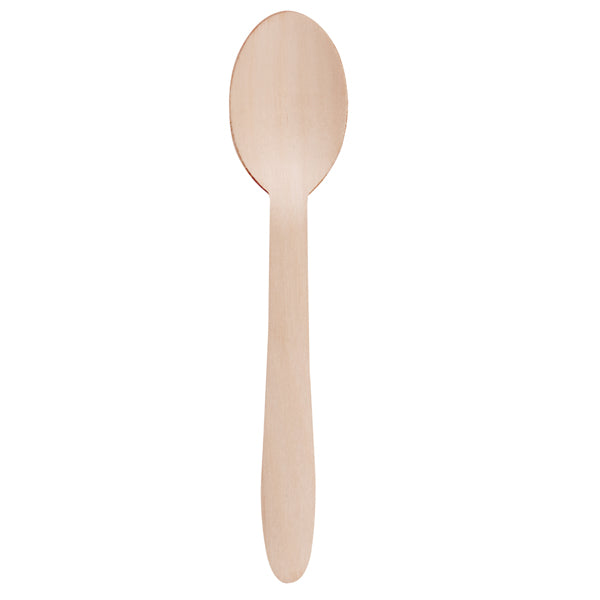 Signor Bio - WCS100BIO100C - Cucchiaio monouso in legno - 16,5 cm - Signor Bio - conf. 100 pezzi - 99428 - Conf. da 1 Pz.