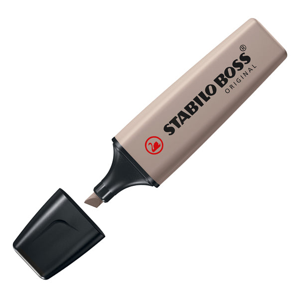 STABILO - 70-193 - Evidenziatore Stabilo Boss NatureColors - tratto 2 + 5 mm - cenere - Stabilo - 99514 - Conf. da 10 Pz.