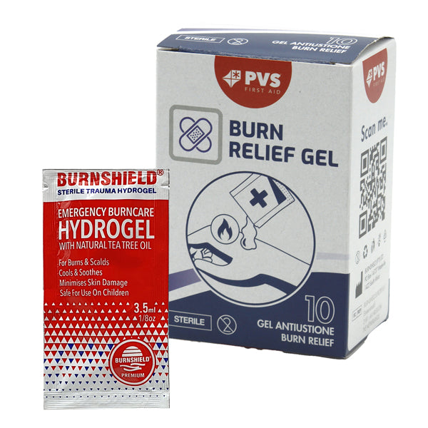 PVS - PRE010 - Bustina gel sterile Burbshield - per ustioni - 3,5 gr - PVS - astuccio 10 pezzi - 99554 - Conf. da 1 Pz.