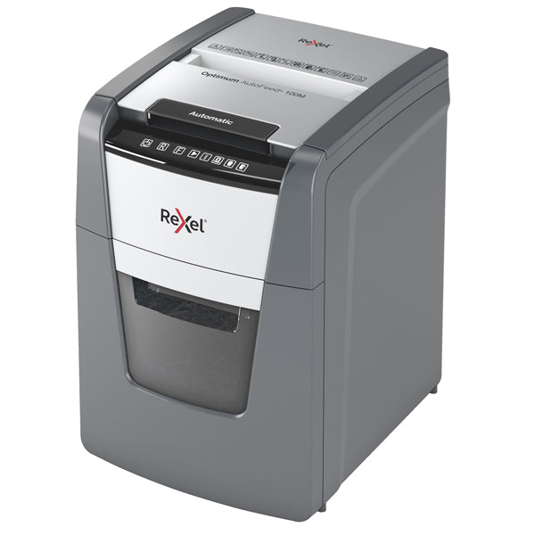 REXEL - 2020100MEU - Distruggidocumenti Optimum AutoFeed+ 100M - automatico - Rexel - 99561 - Conf. da 1 Pz.