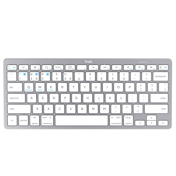 TRUST - 24652 - Tastiera wireless bluetooth - argento -Trust - 99579 - Conf. da 1 Pz.