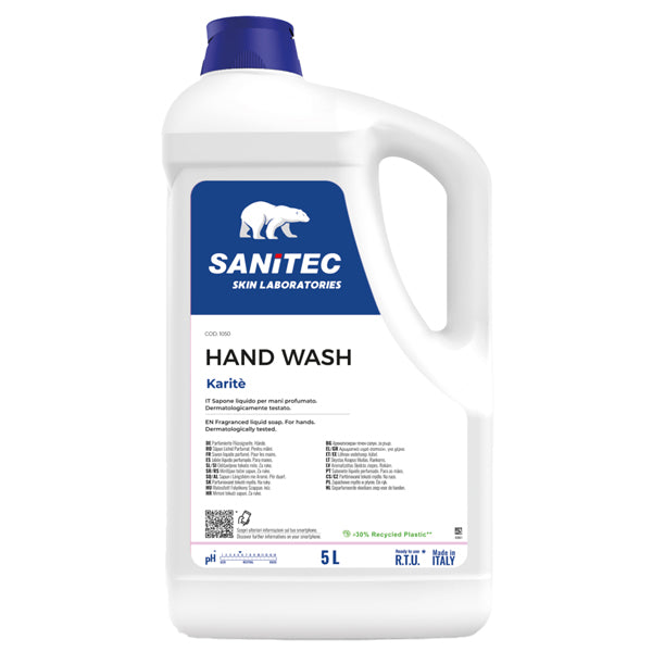 Sanitec - 1050 - Sapone liquido KaritE' - profumato - 5 L - Sanitec - 99581 - Conf. da 1 Pz.