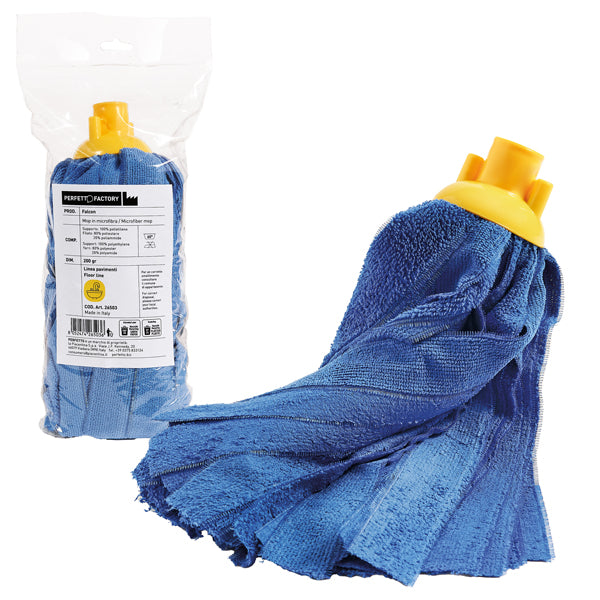 PERFETTO - 26503 - Mop Falcon - 200 gr - microfibra - giallo - Perfetto - 99708 - Conf. da 1 Pz.