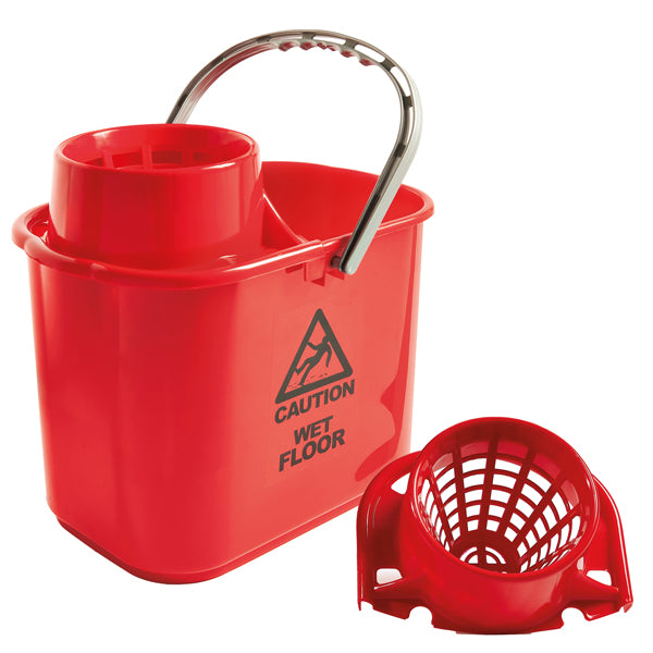 PERFETTO - 26546 - Secchio Polar - con strizzatore - 15 L - rosso - 30 x 27 x 37 cm - Perfetto - 99710 - Conf. da 1 Pz.