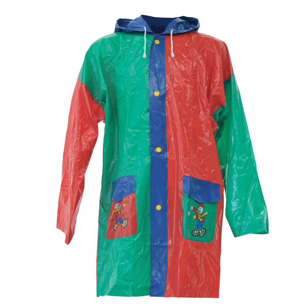 Verdemax - 5063 - Impermeabile bambino - taglia 6-8 anni - PVC - multicolor - Verdemax - 99842 - Conf. da 1 Pz.