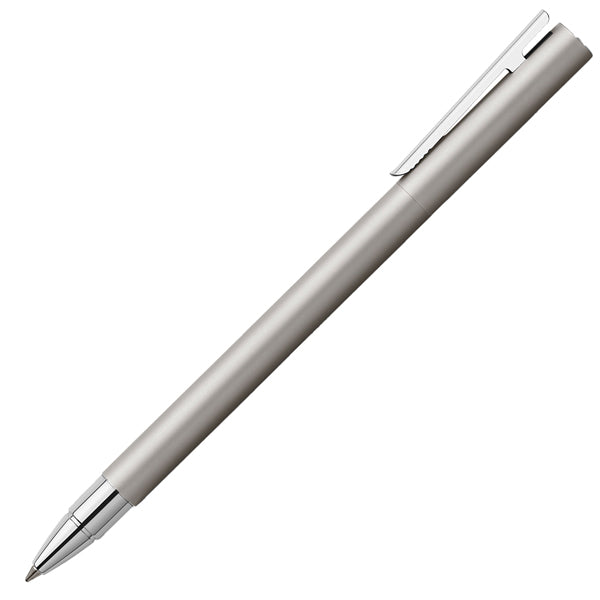 FABER-CASTELL - 342104 - Penna roller Neo slim - punta 0,7 mm - fusto acciaio - Faber-Castell - 99923 - Conf. da 1 Pz.