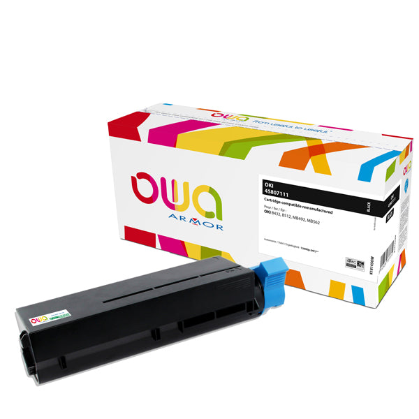 ARMOR - K18145OW - Armor Toner Compatibile Nero Oki per B 432- 512-MB 492-562 - ARMK18145 - Conf. da 1 Pz.