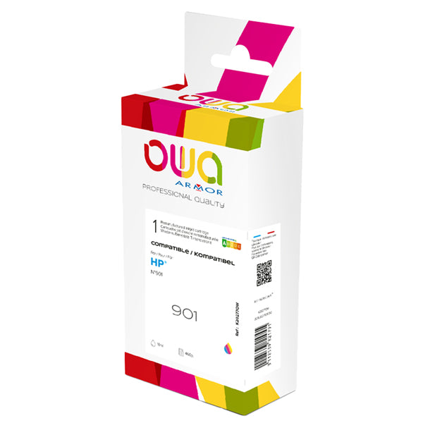 ARMOR - K20277OW - Armor - Cartuccia ink Compatibile per Hp - C-M-Y - N 901 3C - 18 ml