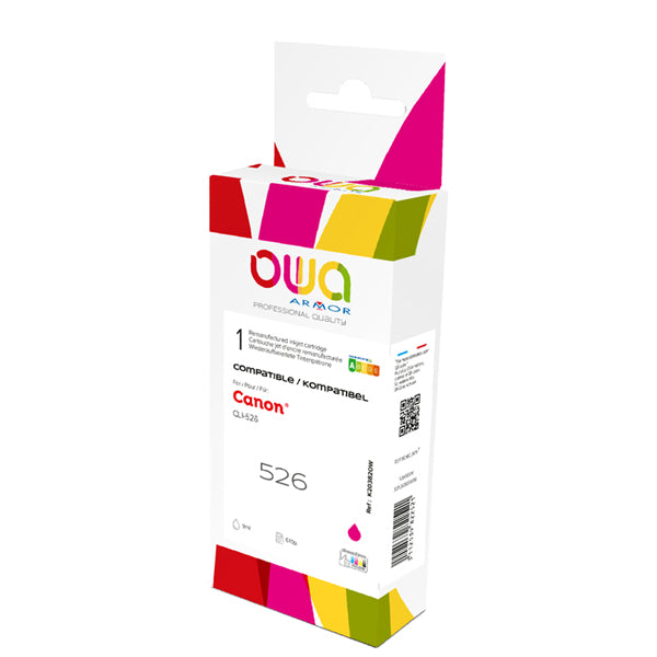 ARMOR - K20382OW - Armor - Cartuccia ink Compatibile per Canon - Magenta - CLI-526M - 10,5 ml