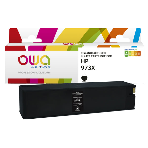 ARMOR - K20709OW - Armor - Cartuccia Compatibile per HP 973X - Nero - L0S07AE - 8.500 pag - ARMK20709 - Conf. da 1 Pz.